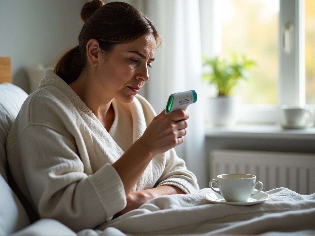 Сколько держится температура при ОРВИ