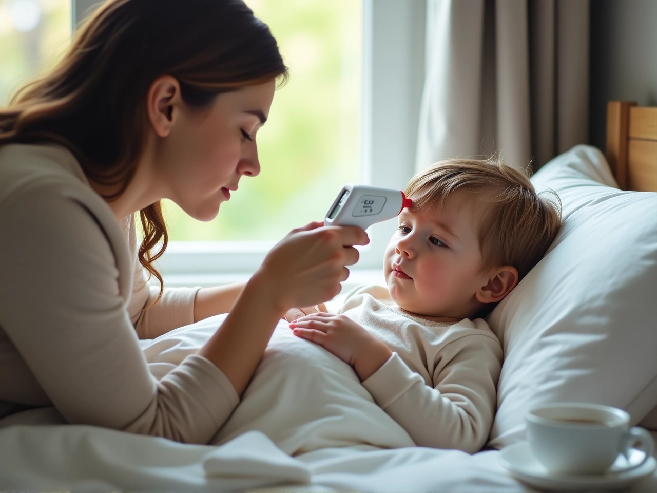 Сколько держится температура при ОРВИ у ребенка